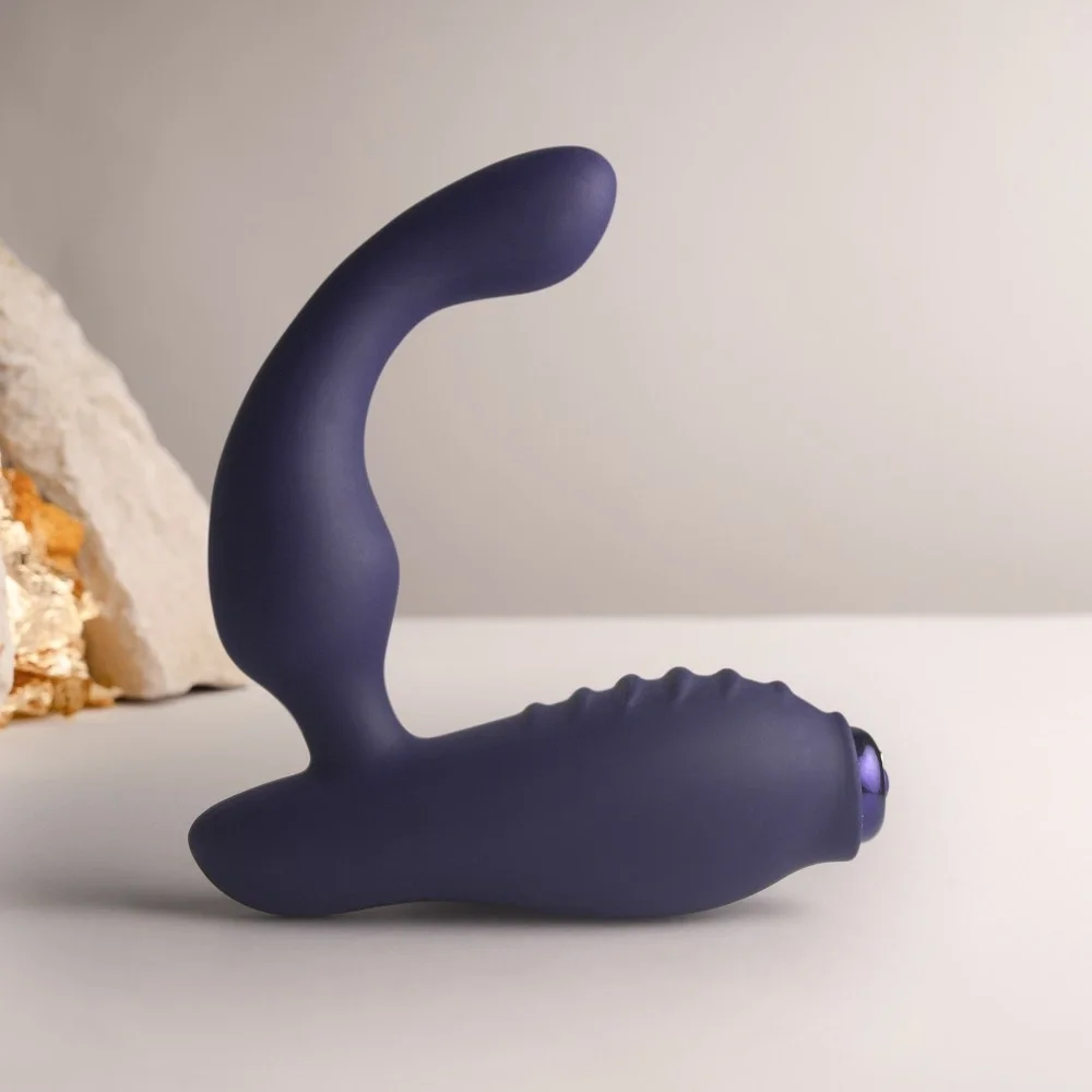 Rocks Off Stimulator Anal Sovereign NOVA 16 Moduri Vibratii Silicon USB Magnetic Albastru Inchis 11 cm