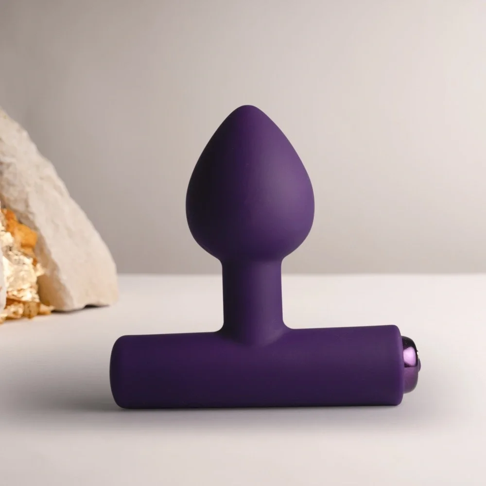 Rocks Off Vibrator Anal NOVA Astryx 16 Moduri Vibratii Silicon USB Magnetic Mov 9.5 cm