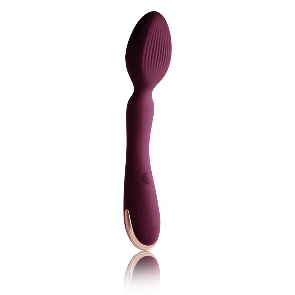 Rocks Off Vibrator Climaximum Aurora 10 Moduri Vibratii USB Silicon Burgundy 23.5 cm