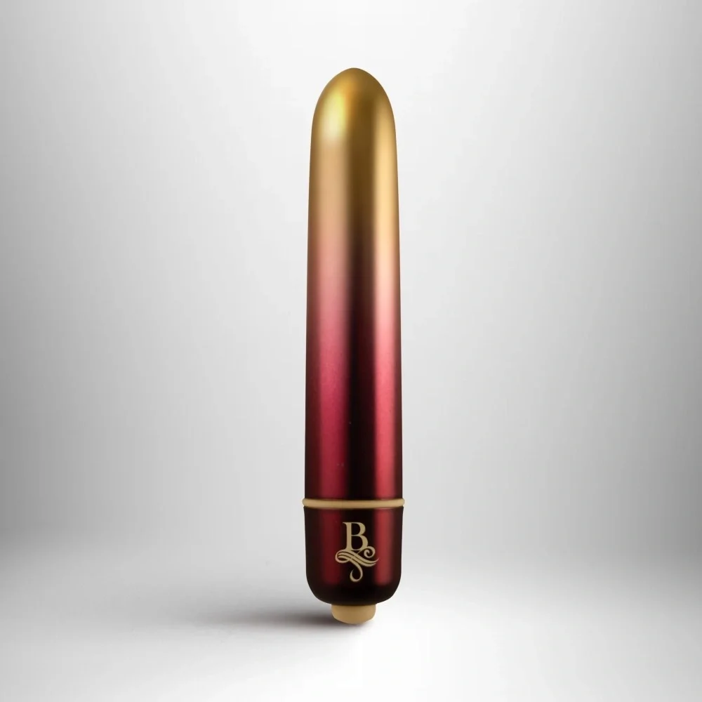 Rocks Off Vibrator Glont Boudoir Debutante 10 Moduri Vibratii Auriu 9 cm