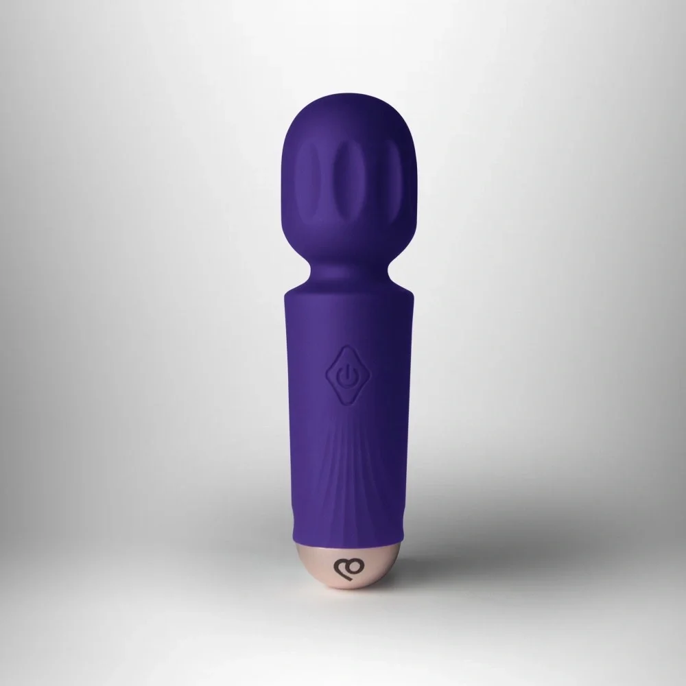 Rocks Off Vibrator Mini Wand Violet Dream 16 Moduri Vibratii Silicon USB Mov 11.5 cm