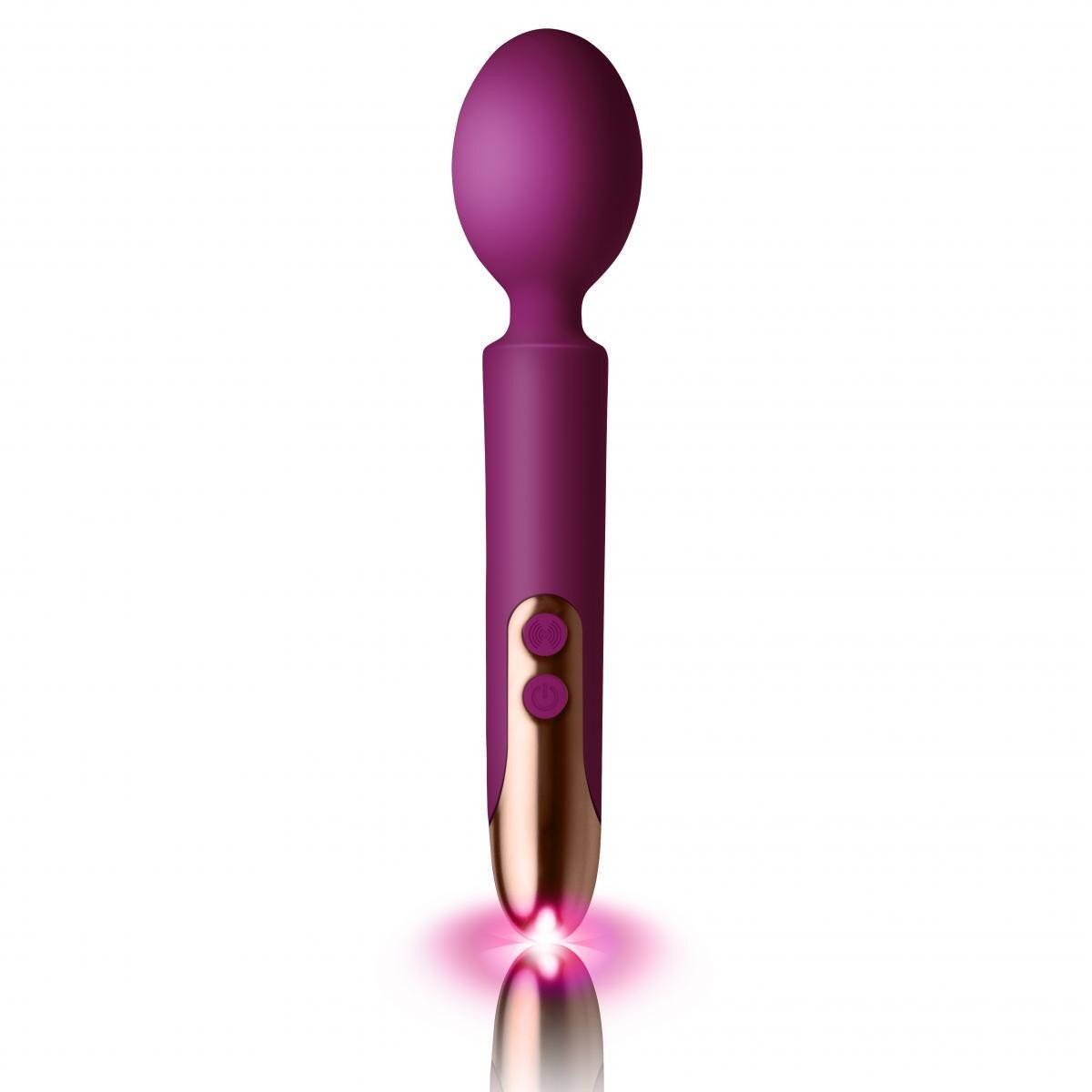 Rocks Off Vibrator Wand Oriel 10 Moduri Vibratii Silicon USB Fuschia 21.2 cm