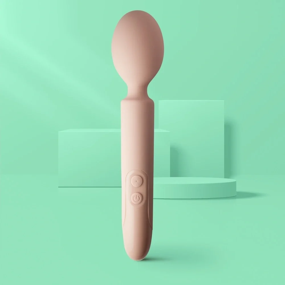 Rocks Off Vibrator Wand Take Me 10 Moduri Vibratii Silicon Bej 22.9 cm