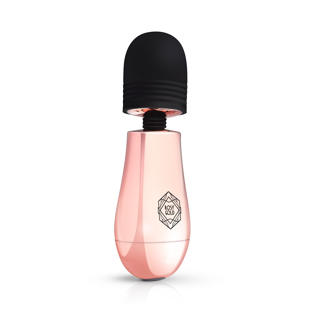 Rosy Gold Mini Vibrator Masaj Rosy Gold 10 Moduri Vibratii USB 12.5 cm