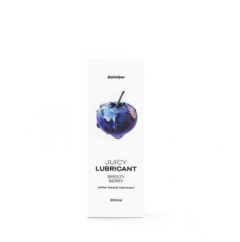 Satisfyer Lubrifiant pe Baza de Apa Juicy Lubricant-Breezy Berry Aroma Afine 300 ml