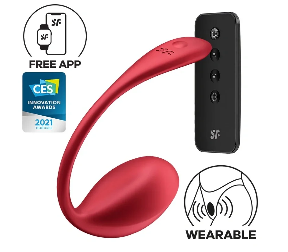 Satisfyer Ou Vibrator Shiny Petal Free App Silicon Rosu
