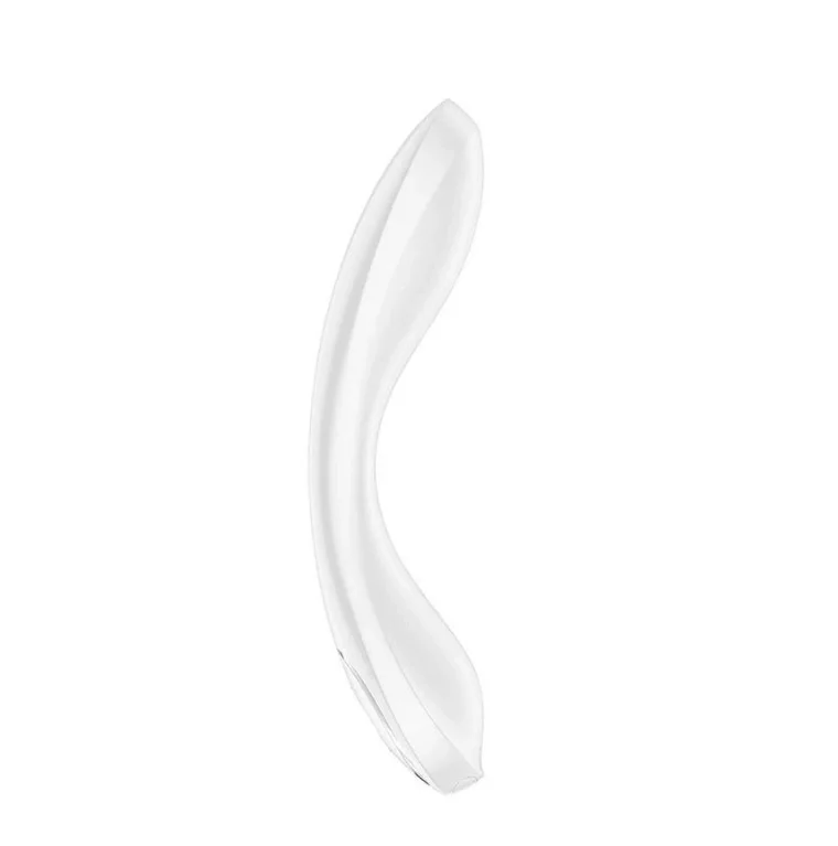 Satisfyer Stimulator G-Spot Wave 2 12 Moduri Vibratii si Pulsatii Silicon USB Alb 23.6 cm
