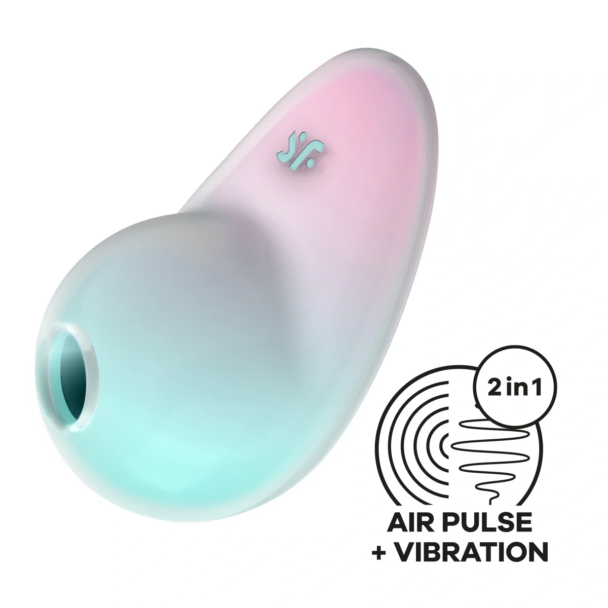 Satisfyer Stimulator Pixie Dust 11 Moduri Suctiune 12 Moduri Vibratii Silicon USB Verde/Roz