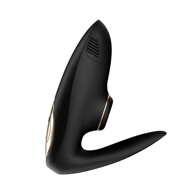 Satisfyer Stimulator Pro 4 Couples 11 Moduri Suctiune 12 Moduri Vibratii Silicon Incarcare cu Baterii Silicon Negru 8.5 cm