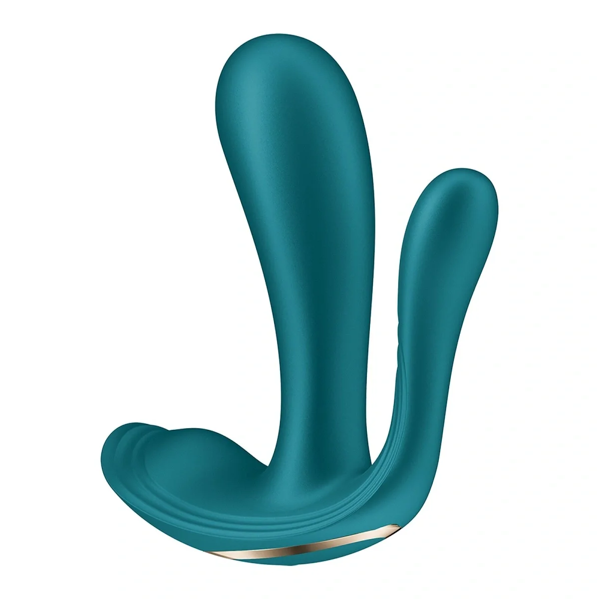 Satisfyer Stimulator Top Secret+ 10 Moduri Vibratii Silicon Incarcare cu Baterie Verde Inchis 11 cm