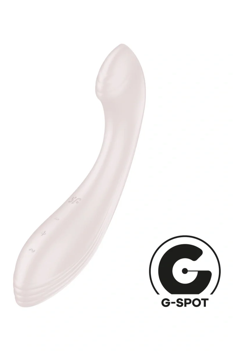 Satisfyer Vibrator G-Force Punctul G 50 Programe Vibratii Silicon USB Bej 21 cm