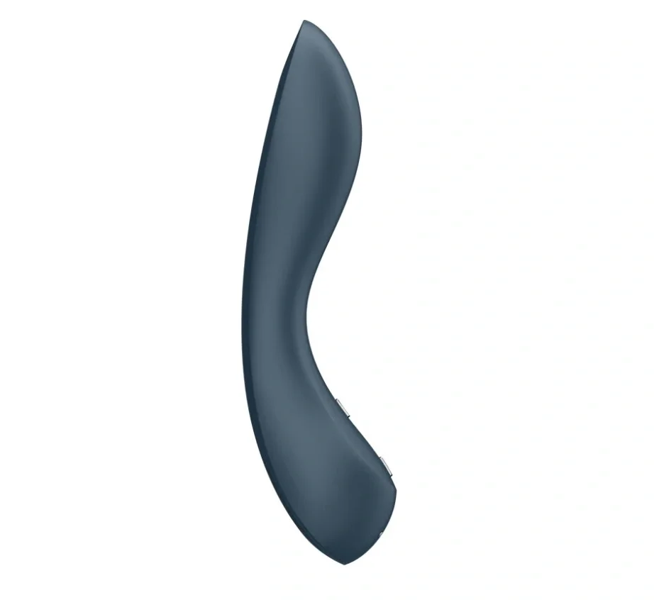 Satisfyer Vibrator G-Spot Wave 4 12 Moduri Miscari Ondulatorii Silicon USB Magnetic Albastru 21 cm