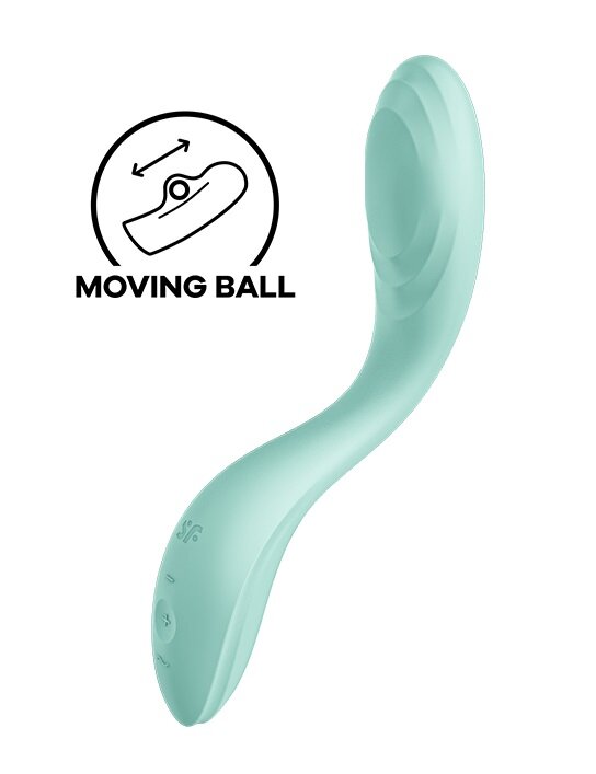 Satisfyer Vibrator Rrrolling Pleasure G-Spot USB Silicon Verde 22 cm