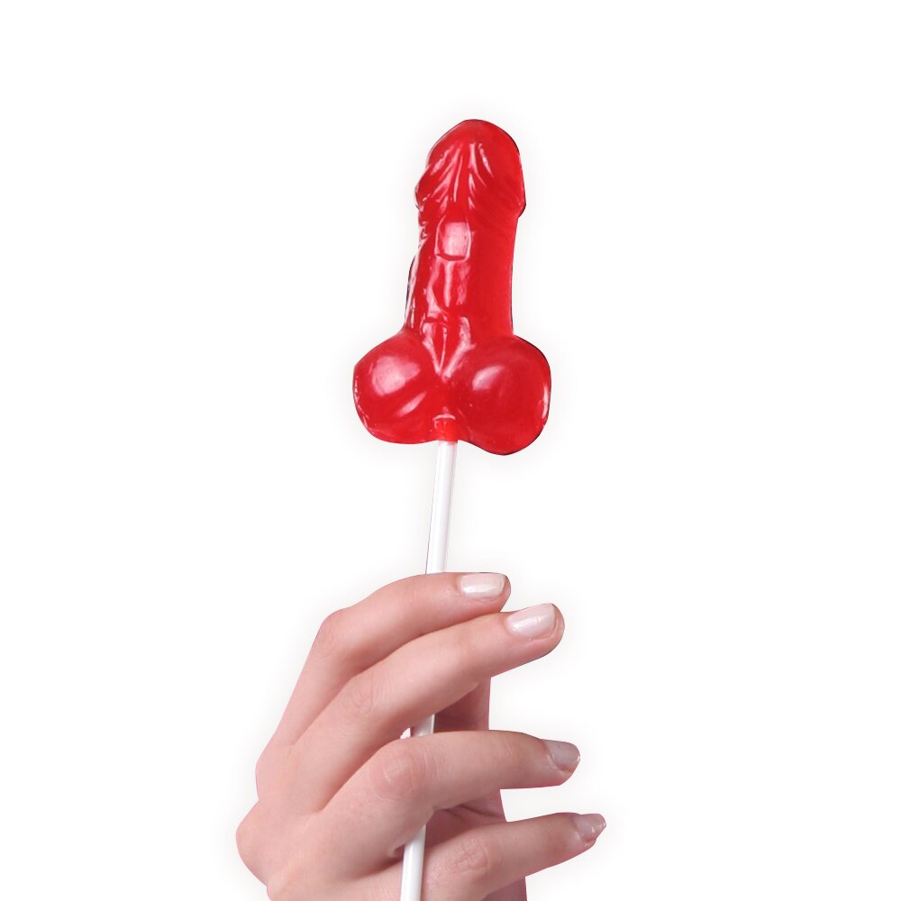 Secret Play Acadea in Forma de Penis Aroma Capsuni 20.5 cm