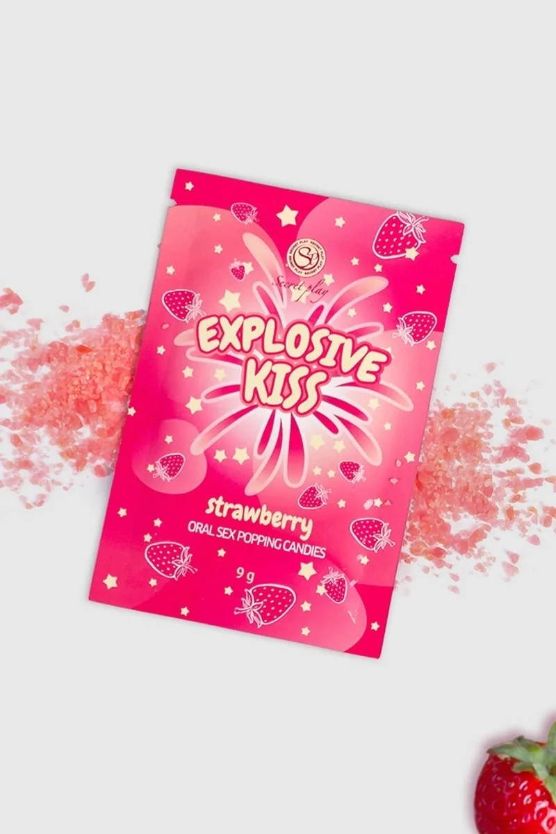 Secret Play Bomboane Explozive pentru Sex Oral Aroma Capsuni