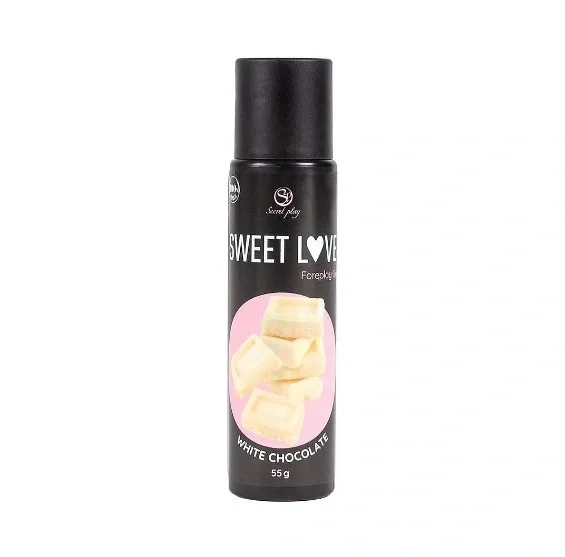 Secret Play Gel Comestibil Stimulator Unisex Aroma Ciocolata Alba 55 gr
