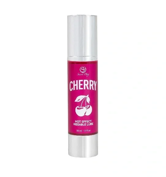Secret Play Lubrifiant Kissable and Hot Oil cu Cirese 50 ml