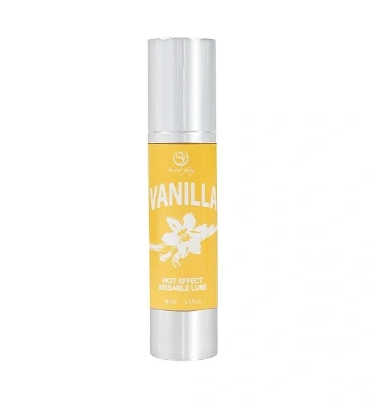Secret Play Lubrifiant Kissable and Hot Oil cu Vanilie 50 ml