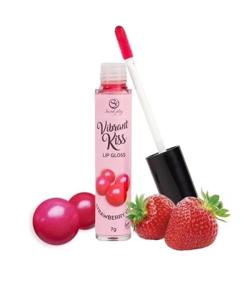 Secret Play Luciu de Buze Vibrant Kiss Capsuni