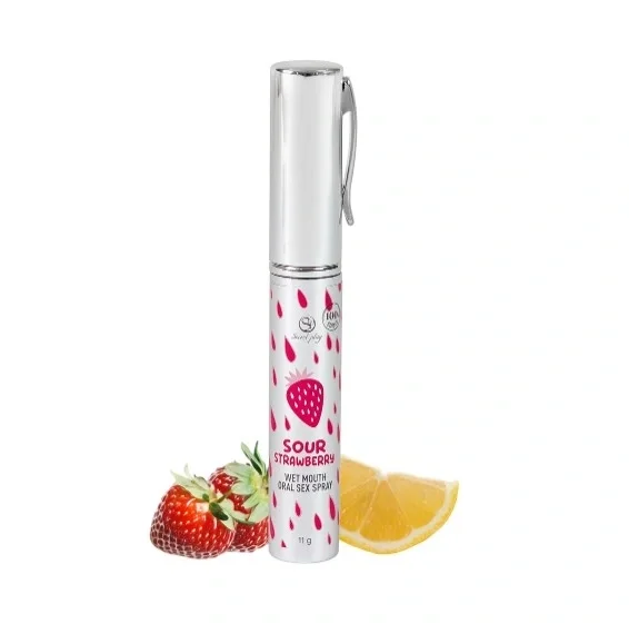 Secret Play Spray pentru Sex Oral Aroma Capsuni 11 gr