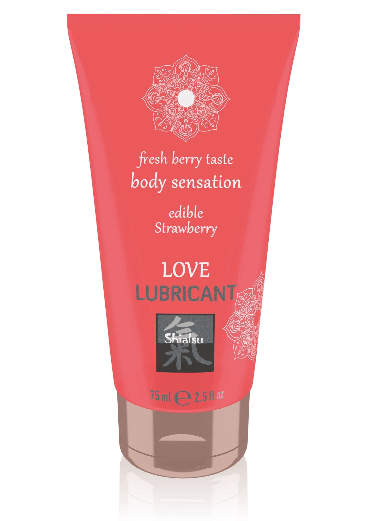 Shiatsu Lubrifiant Love Edible Capsuni 75 ml