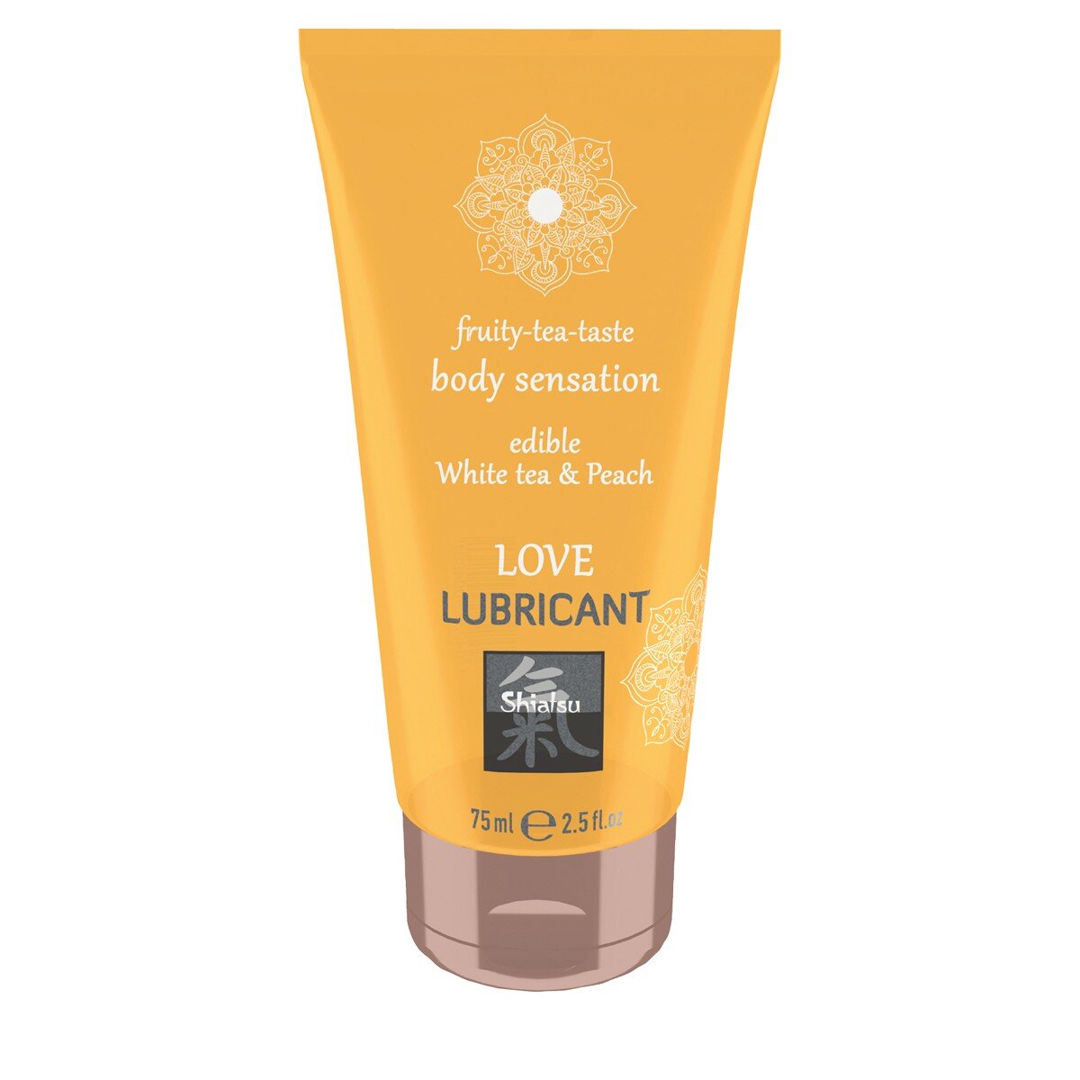 Shiatsu Lubrifiant Love Edible Ceai Alb&Piersica 75 ml