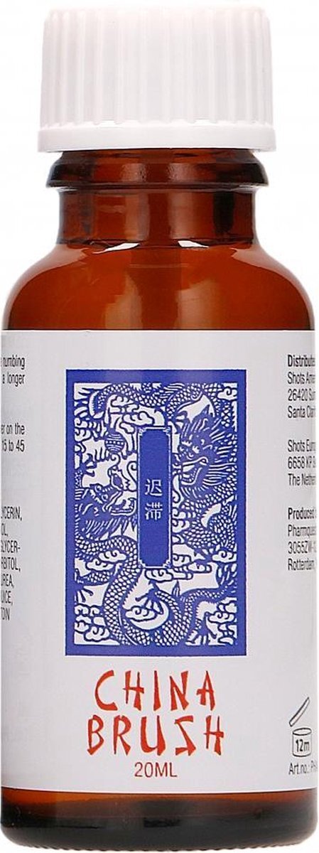 Shots Lubes & Liquids Solutie Impotriva Ejacularii China Brush 20 ml