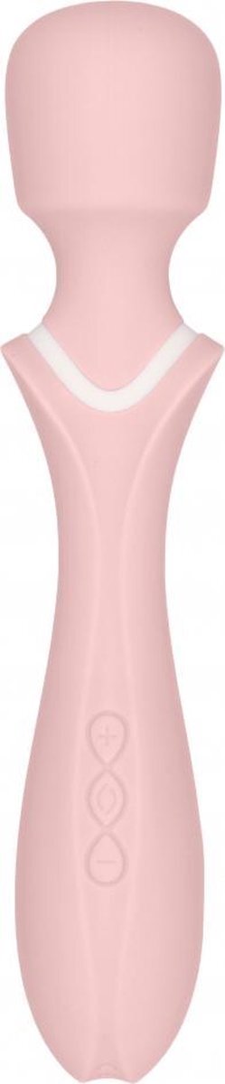 Shots Toys Vibrator Masaj Jiggle 10 Moduri Vibratii Silicon USB Roz 22.6 cm