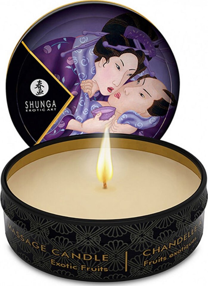 SHUNGA Erotic Art Mini lumanare masaj Shunga - Fructe Exotice 30 ML