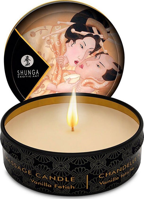 SHUNGA Erotic Art Mini lumanare masaj Shunga - Vanilie 30 ML