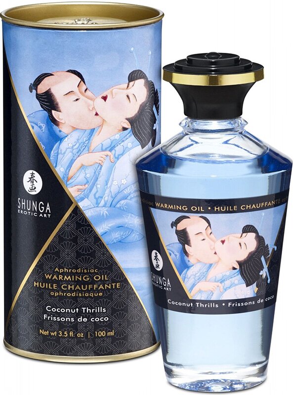 SHUNGA Erotic Art Shunga Ulei Afrodisiac cu Efect de Incalzire - Cocos 100 ml