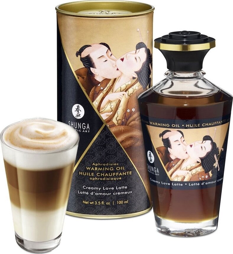 SHUNGA Erotic Art Ulei Afrodisiac Creamy Latte Cu Efect De Incalzire 100 ml