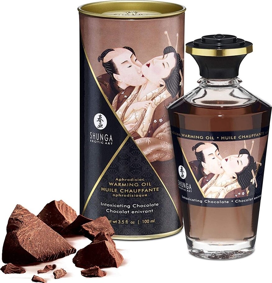 SHUNGA Erotic Art Ulei Afrodisiac Intoxicating Chocolate Cu Efect De Incalzire 100 ml