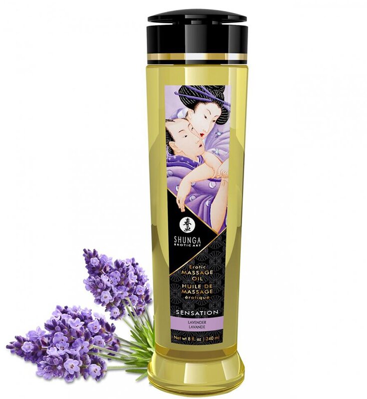 SHUNGA Erotic Art Ulei de masaj Sensation Shunga Lavanda 240 ml