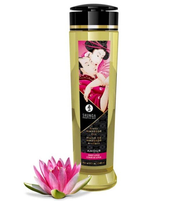 SHUNGA Erotic Art Ulei de Masaj Shunga Amour Aroma Lotus Dulce 240 ml