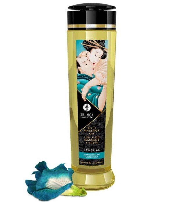 SHUNGA Erotic Art Ulei de Masaj Shunga Sensual Aroma Fleurs des Iles 240 ml