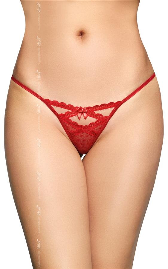 SoftLine Bikini Sexy cu Bijuterii Rosii S/M