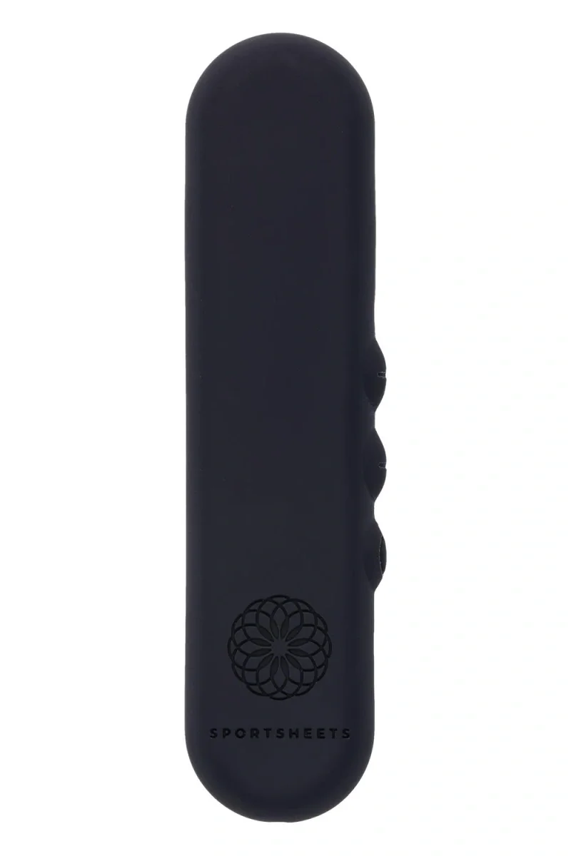 Sportsheets Vibrator Mini Pivot Flat Bullet 5 Viteze Silicon USB Negru 10 cm