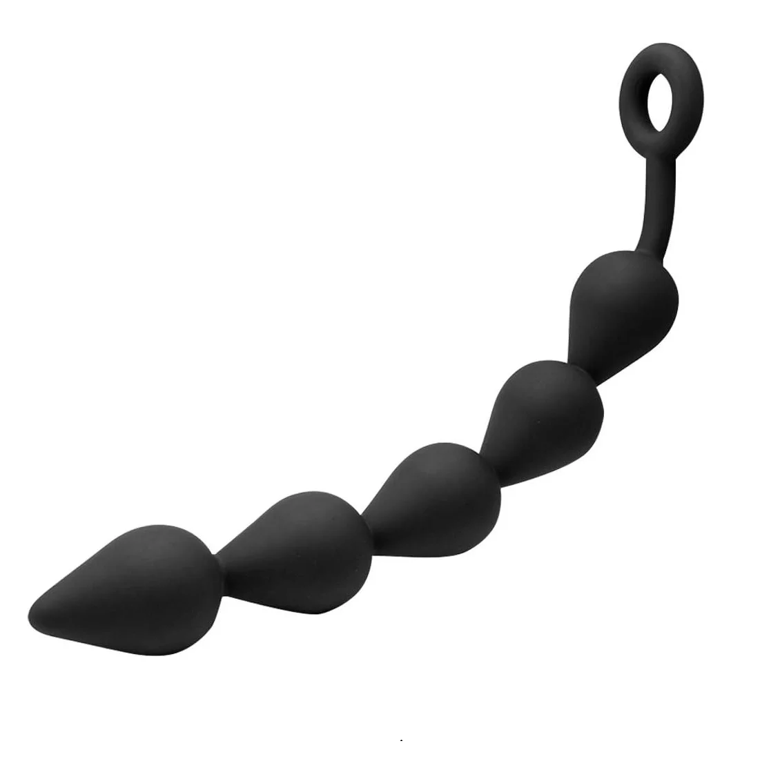 STD Bile Anale Intense Feel Silicon Negru 40 cm