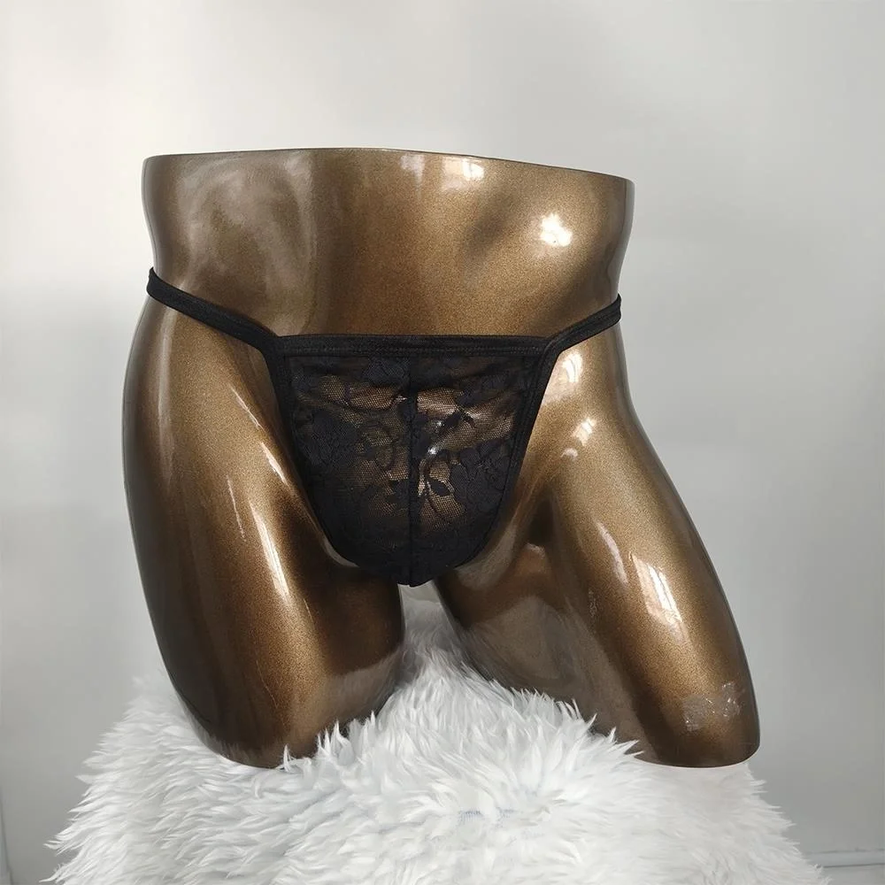 STD Chiloti Tanga Barbati Negru S-L