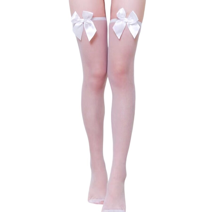 STD Ciorapi cu Fundite Lovely Alb S-L