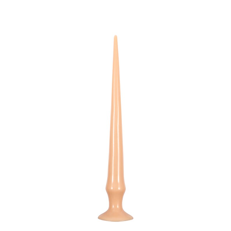 STD Dildo Deep Inside cu Ventuza PVC Natural 42 cm