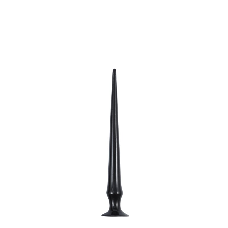 STD Dildo Deep Inside Ventuza PVC Negru 34 cm