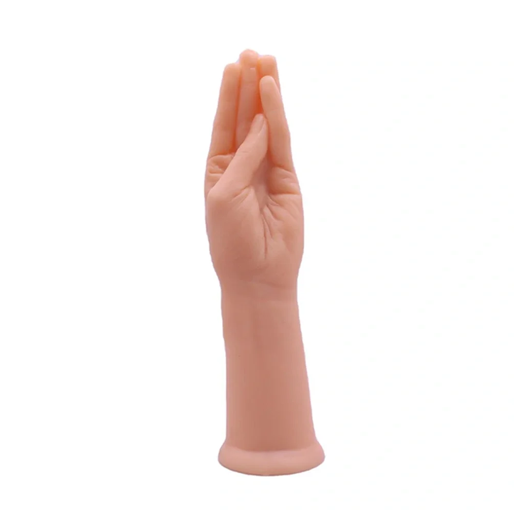 STD Dildo Fisting cu Ventuza la Baza PVC Natural 28.6 cm