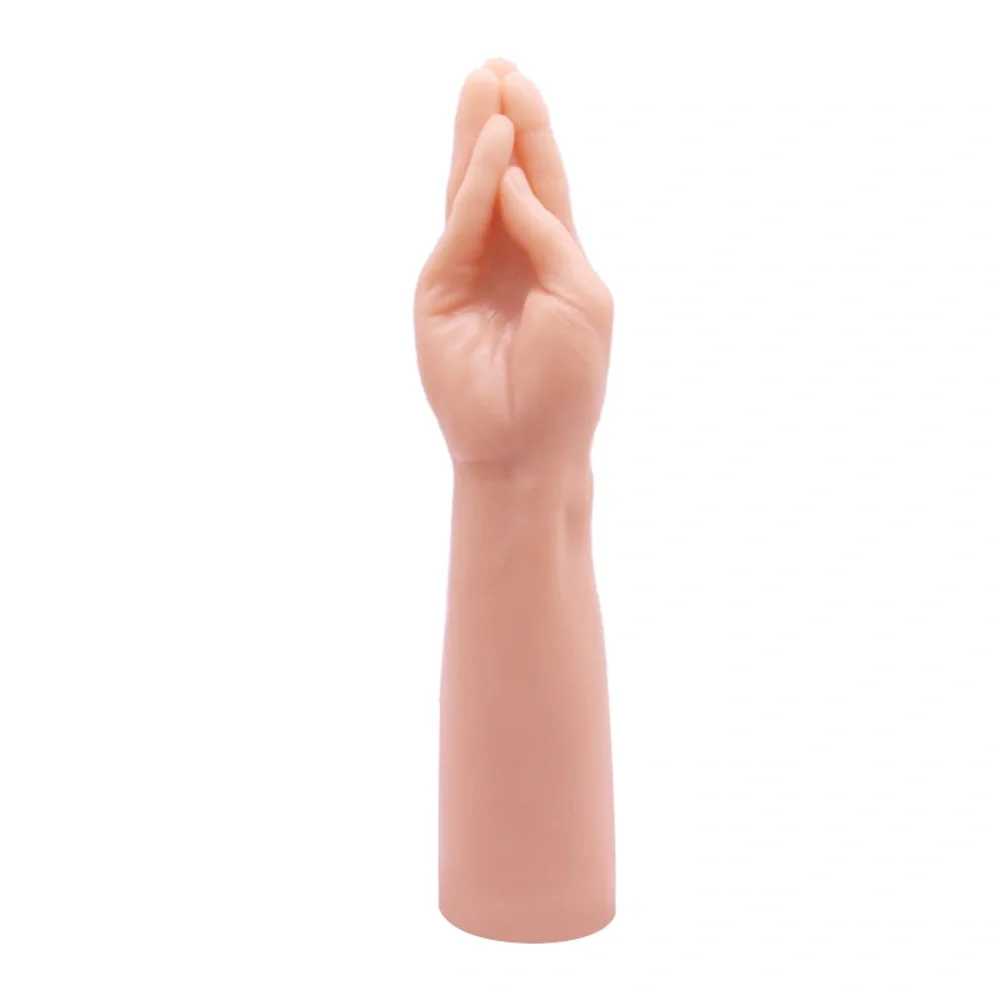 STD Dildo Fisting Kinky Hand PVC Natural 34 cm