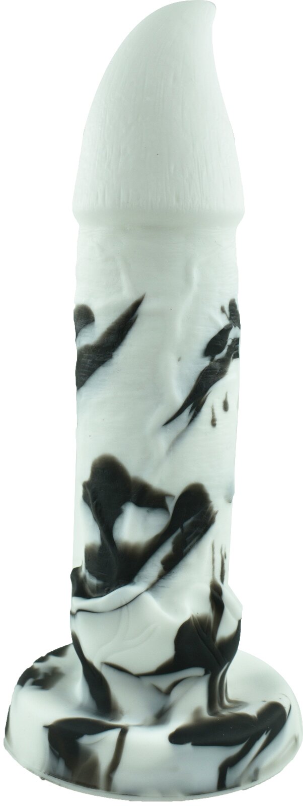 STD Dildo No.21 Fantasy Beasts Silicon Premium Alb/Negru 21 cm
