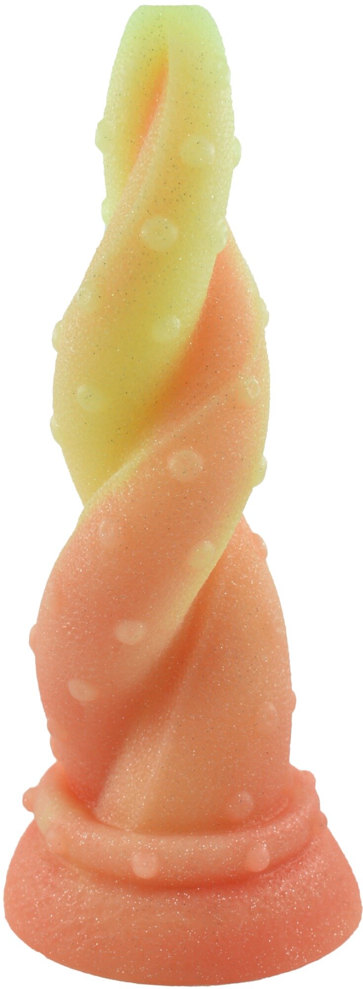STD Dildo No.3 Fantasy Beasts Silicon Premium Portocaliu/Galben 21.5 cm