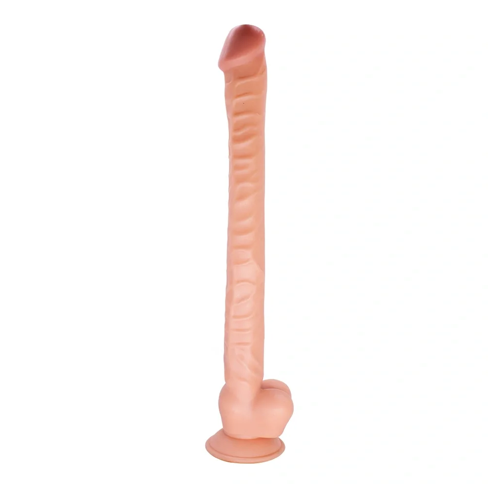STD Dildo Realist The Great cu Ventuza PVC Natural 42 cm