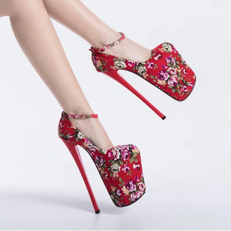 STD Pantofi Sexy Imprimeu Floral Size 38