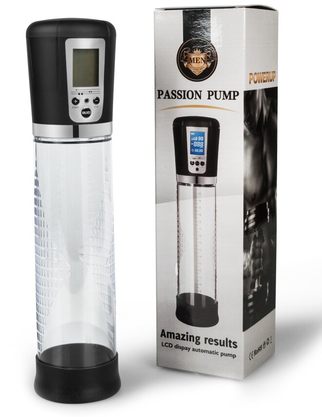 STD Pompa Electrica Automata Pentru Marirea Penisului 4 Moduri Presiune Incarcare USB Display LCD Passion Pump